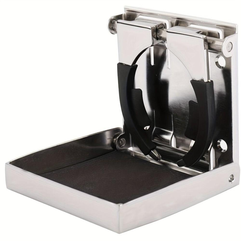 Rust-proof Stainless Steel Bottle Holder Universal Drink Holder RV Parts Folding Cup Holder Home
