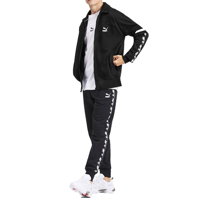 PUMA XTG Jackets Men's Black Stand Collar Moderate Other 595866-01