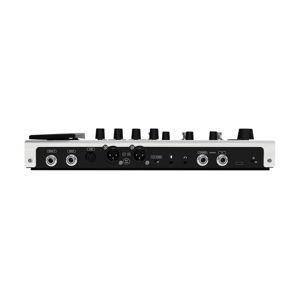 Fockety Elektrische Gitarren-Effekte 120 Verstärker Gitarrenpedal mit MIDI Tragbarer Gitarrenprozessor Pedalprozessor, Multi-Effekt-Interface,