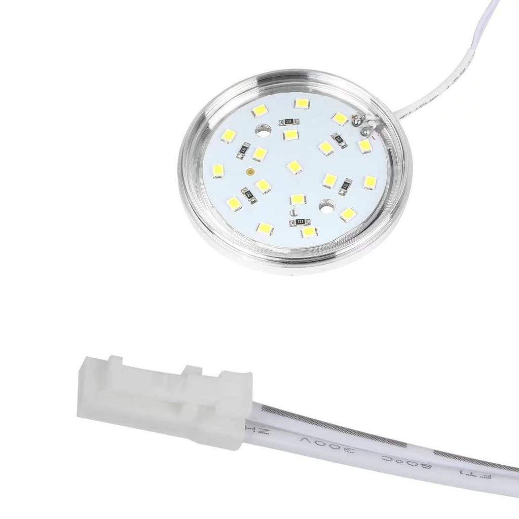 SinLoon LED Cabinet Disc Lighting 12V Linkable LED Disc Recessed or Surface Suitable for Under Decoration 4 Pack Round Fixture, Lamp, Installation,