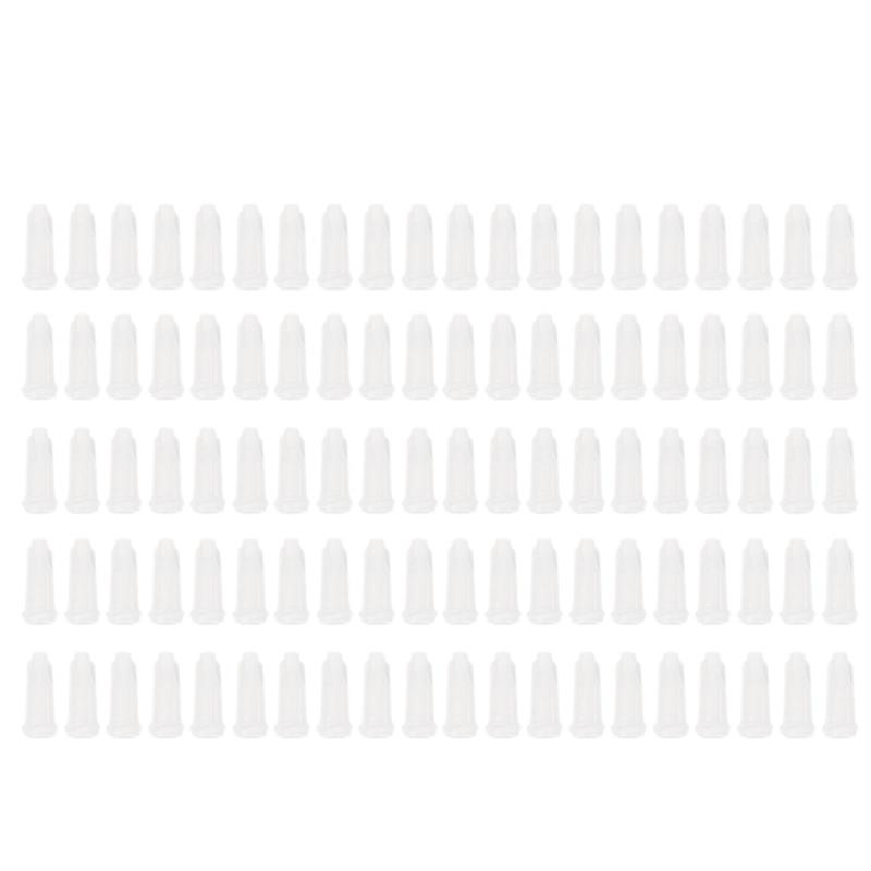 100pcs Syringes Tip Featuring Sturdy Plastic Construction For Precise Glues Control In Black White Orange Various Color Option