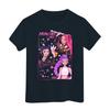 Boys Girls Round Neck Casual Printed Short-sleeved T-shirt Top