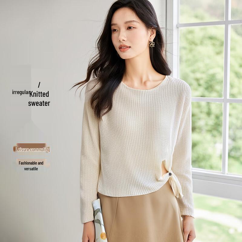 

Handu Yishe Women s Irregular Hem Knit Sweater One Size