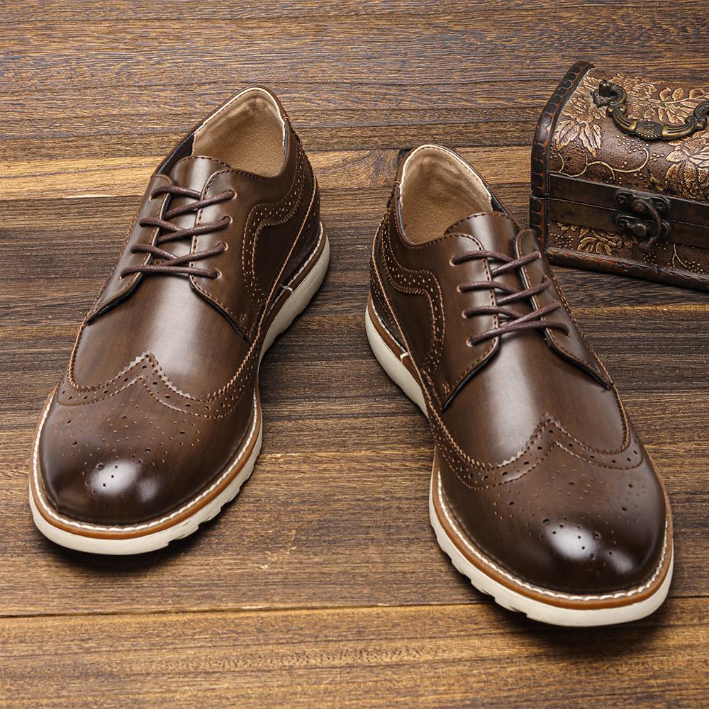 Brogue Men Casual Shoes Fashion Comfortable Shoes  Brand Men shoes