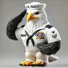 Creative and Novel Resin Decorations. The Halloween Imaginative Creation Series of Eagle, Navy Duck Figurines.
