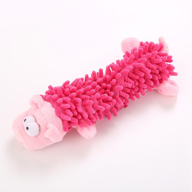 New! Pet Dog Plush Toy Animal Shape Molar Chew Toys With Crinkle Paper Pet Supplies For Teeth Cleaning