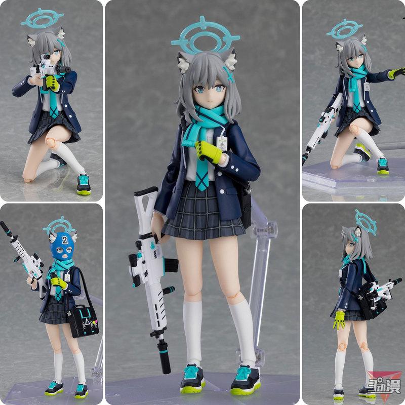 Anime Blue Archive Figma 567 Sunaookami Shiro KO Gelenkige Actionfiguren Mädchen Schreibtisch-Ornament Junge Überraschung Trendige Spielzeuge Geschenk