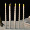 1 Piece Flickering Electric Long Candle Light Led Flameless Taper Candles Dinner Candle Candlesticks Decor For Party Wedding