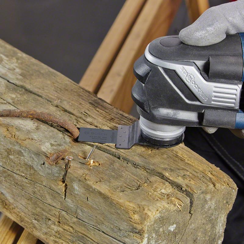 Bosch Starlock Accessory Star Lock Wood+Metal Cutting Blade Applicable Materials: Wood, Nonferrous Metals, Coated Plastic Board