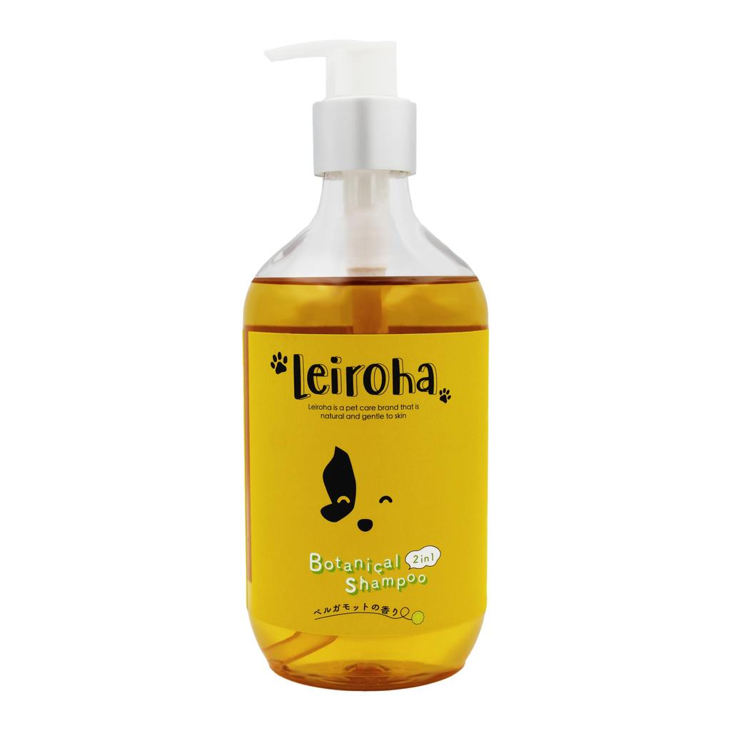 Leiroha Botanical Shampoo Suitable for All Dog Gentle on Amino Made in Pet Shampoo for Dogs and Large Good Cleansing Easy to Rinse Suitable for All