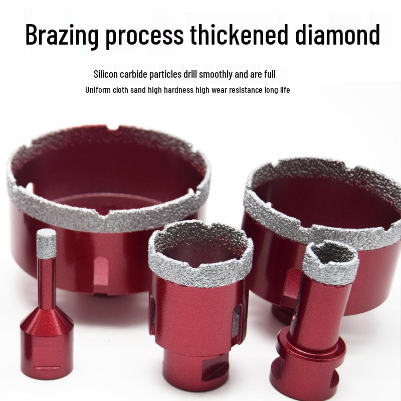 Pânză diamantată brazată M14 pentru gresie, marmură, piatră, sticlă - Bit de găurit pentru polizor unghiular pentru mărirea găurilor