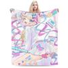Needy Streamer Overload Kangel Plush Blanket Kids Adult Flannel Throw Blanket For Living Room Warm Bedspread Birthday Present