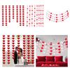 Felt Heart Garland Banner Valentine's Day Decoration Wall Decoration Romantic
