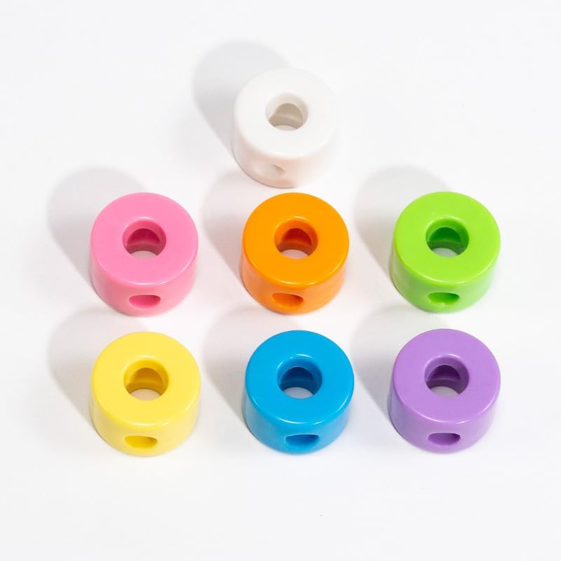 10PCS Colorful 26 Letter Beads 20mm Loose Beads Big Hole DIY Jewelry Making Kit Bracelet keychain for Educators to Learn Letters
