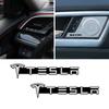 3D Car Styling Sticker Aluminum Emblem interior Speaker audio Badge For Tesla Model 3 Model X S 2016-2020 Decals TM3 TMX TMS Decal