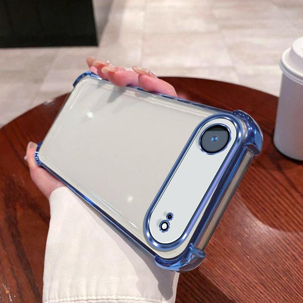 Case for iPhone Air Electroplated Color Border Clear Phone Casing Cover