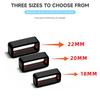 4pcs Silicone Strap Ring 12 14 16 17 18 19 20 22 24 26mm Waterproof Loops Security Holder Watch Accessories Rubber Band Keeper
