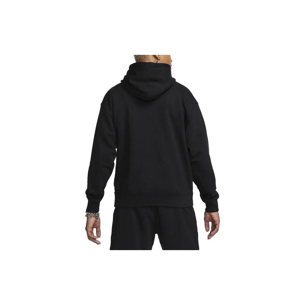 Nike Solid Color Logo Hoodie Men hoodies Black DX0813-010