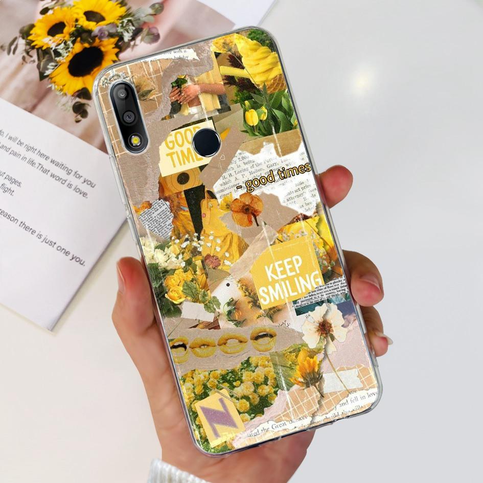 Pouzdro na telefon pro Asus Zenfone Max Pro M2 ZB631KL ZB633KL ZB630KL Pouzdra Silikonové Měkké Průhledné Kryt pro Asus X01BDA X01AD X01BD Funda