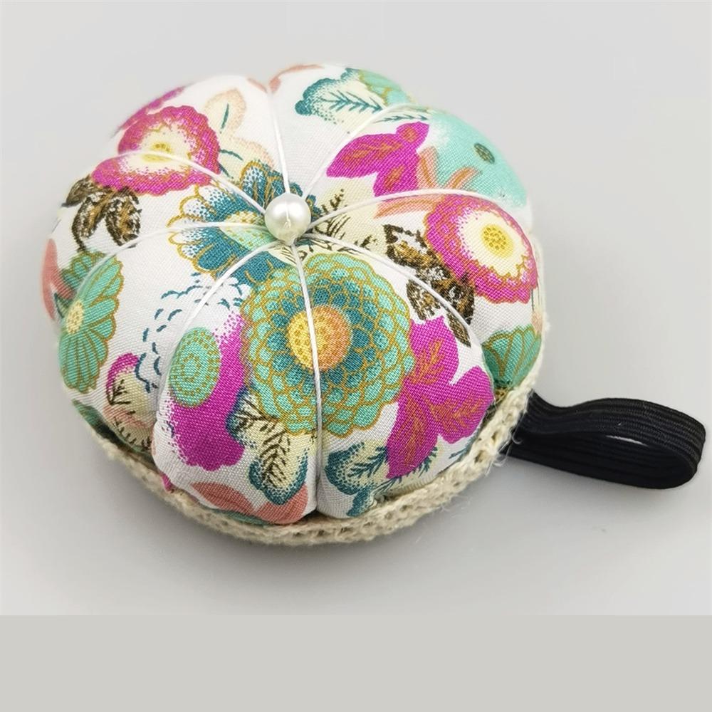 2PCS Retro Pin Cushion Exquisite Convenient Storage Portable Sewing Tool Sewing Kit Healthy Wrist Printing Pin Bag