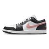 Air Jordan 1 Low Schwarz Rostrosa Herren Sneaker Weiß 553558-165