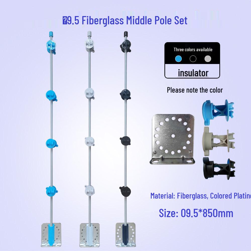 Pulse Electronic Fence Accessory Set: Aluminum Alloy Brackets & Posts (10 Sets) with Free Shipping