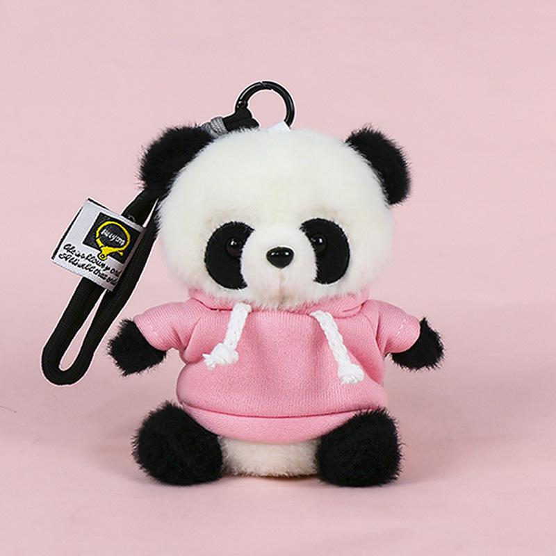 Premium Scented Panda Pendant Backpack: Dressed-Up Panda Doll In Various Styles