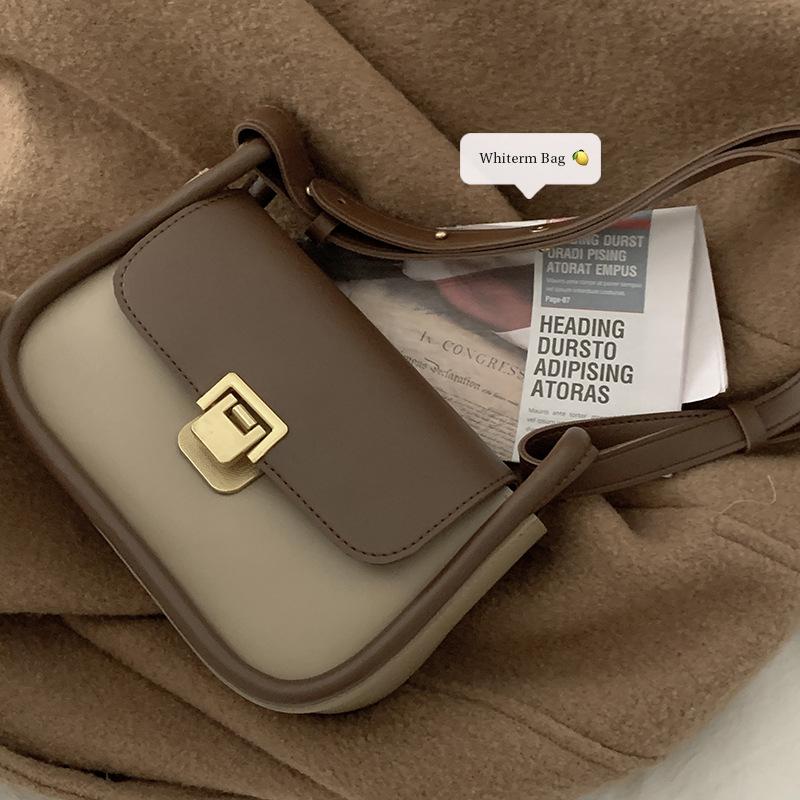 

Маленькая квадратная сумка с текстурой ретро универсальная сумка через плечо на одно плечо