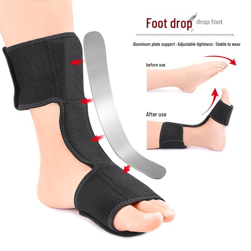 Foot Drop Support Brace with Ankle Protector for Dorsiflexion Support in Walking