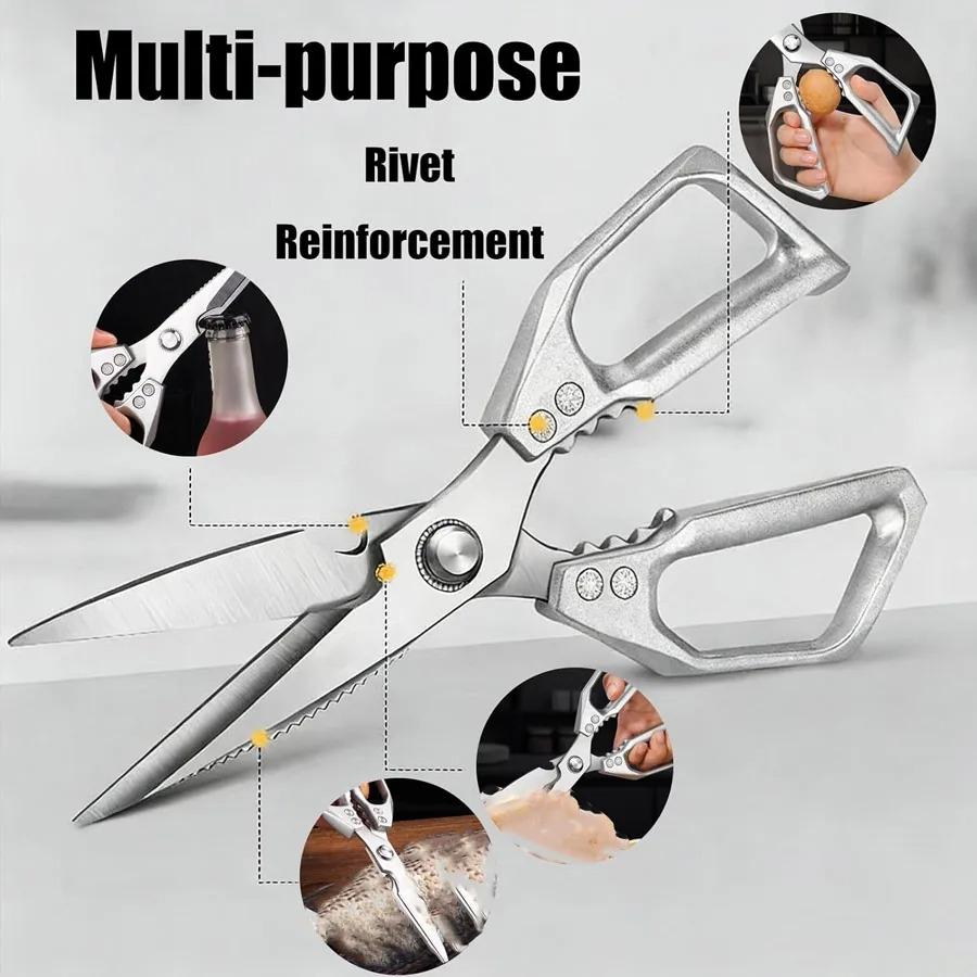 SK5 Kitchen Scissors Multi-Purpose Japanese Household Heavy-Duty Stainless Steel Chicken Bone Easy To Clean Shears5