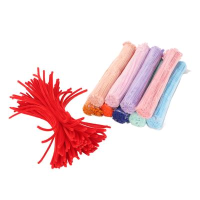 1000 Pezzi Scovolini Assortiti Colori Poliestere Morbido Multiuso Scovolini Colorati per Burattino