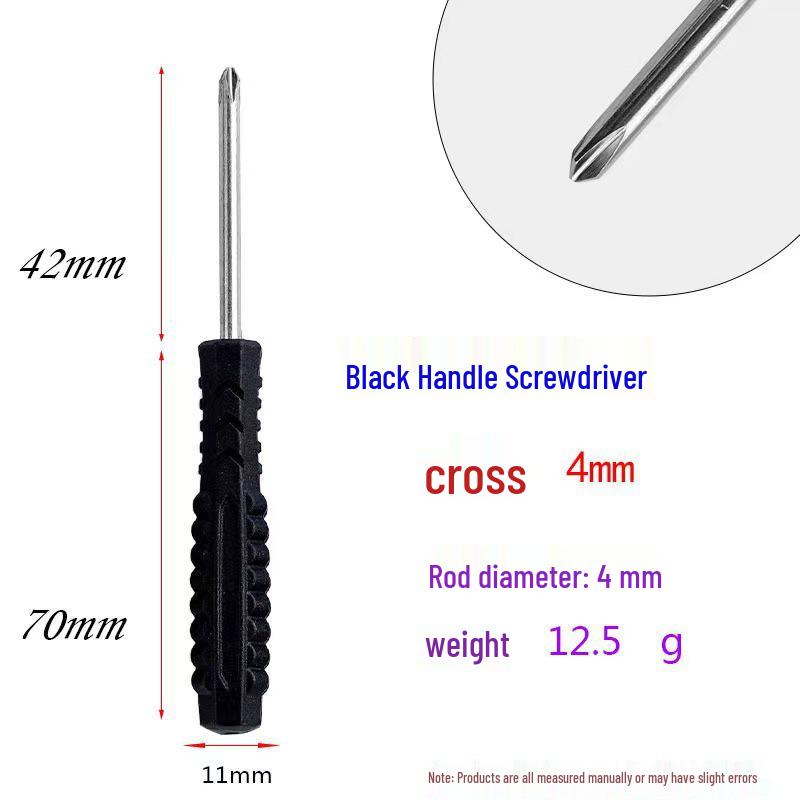 Complimentary 5mm Phillips/Slotted Screwdriver for Toy, Appliance, Furniture, and Car Use.
