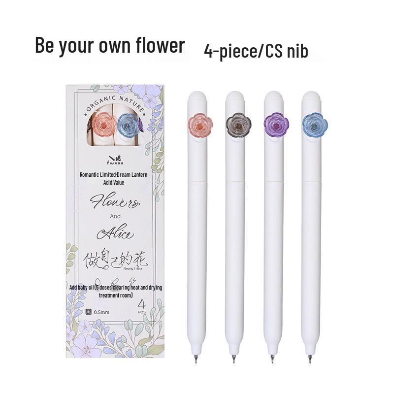 

Ручка-роллер лимитированной серии «Романтическая роза» - Быстросохнущий минималистичный дизайн с высококачественными характеристиками кисти Alice 0.5mm