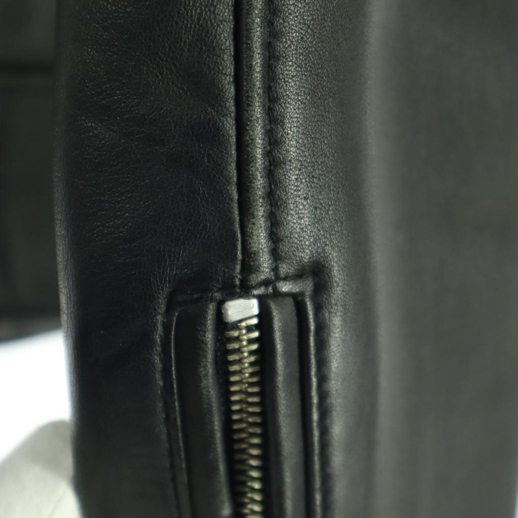 Collective Long Sleeve Leather Single Riders Jacket S Black Sheep Leather Women Used