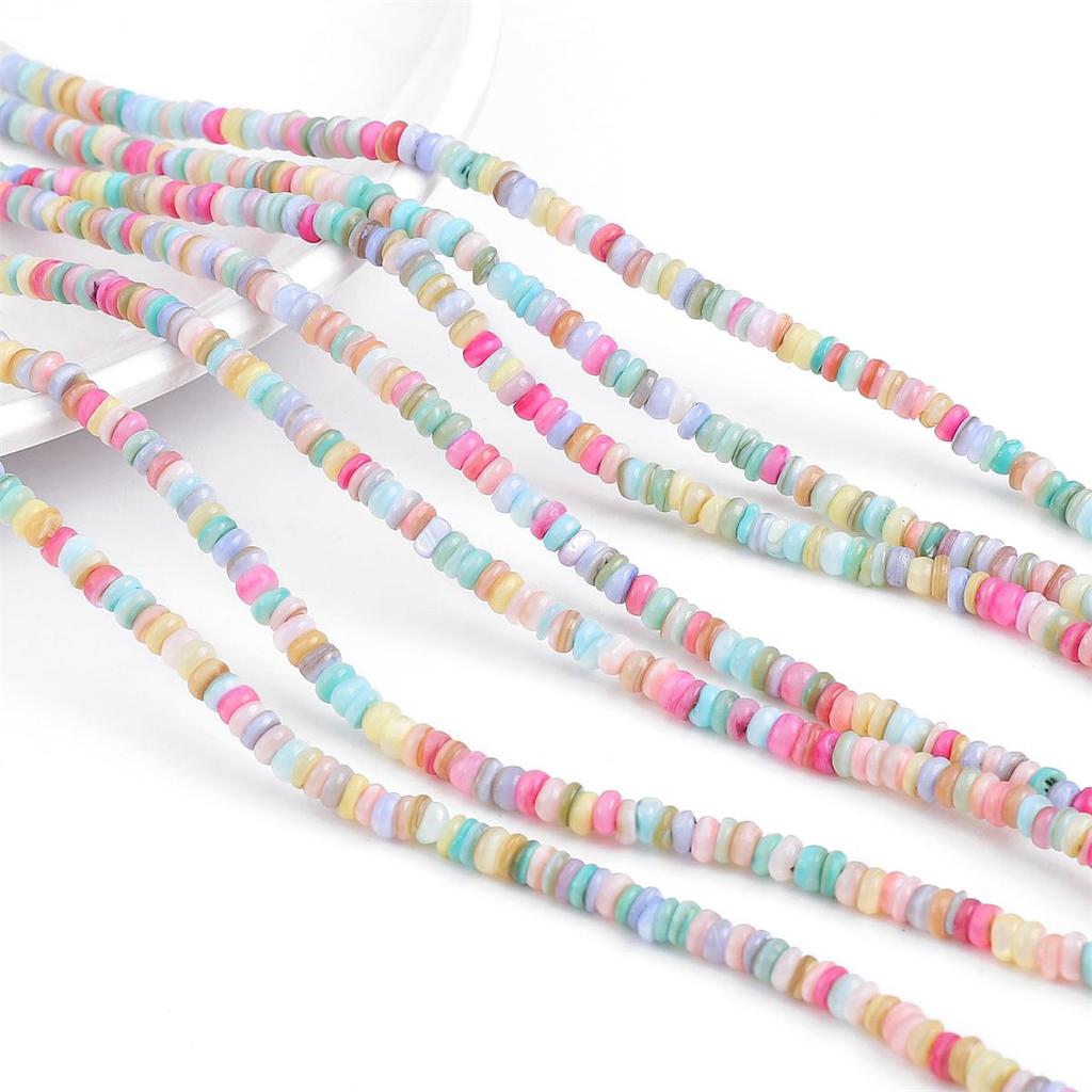 Natural Seashells Irregular Mesopores And Circular Spacer Beads For DIY Necklace Bracelet Earrings Jewelry Making