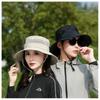 Anti-UV Bucket Hat Adjustable Sunscreen Hat New Visor Cap  Women