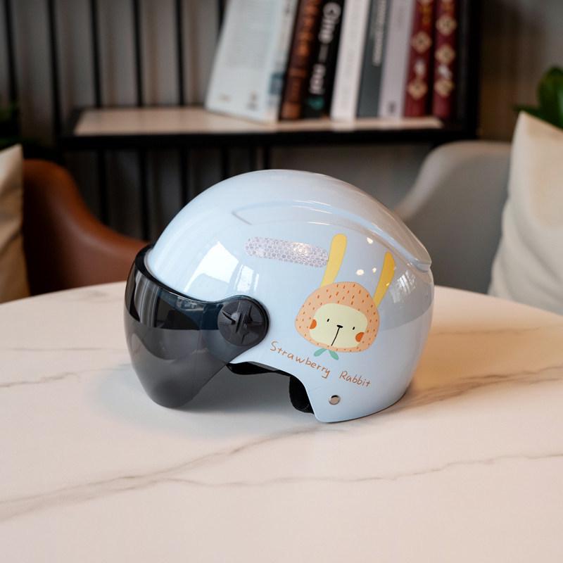 3C Certified Women's Electric Scooter & Motorcycle Helmet - All-Season, Cute, Half-Helmet