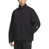 adidas Comfortable Solid Color Stand Collar Zipper Cotton Jacket Men Jackets KC2567