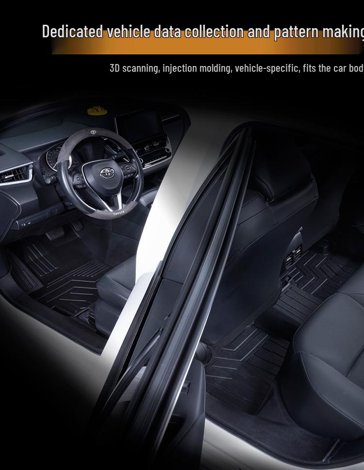 2025 Toyota Levin Hybrid Full Coverage Floor Mats TPE GAC 17 Model 21