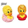 Charming Duck Statue for Home Cute Figurine, Memorial Music Lovers, Miniature Display Novelty Collectible Desktop Car Decor Yellow Figurine