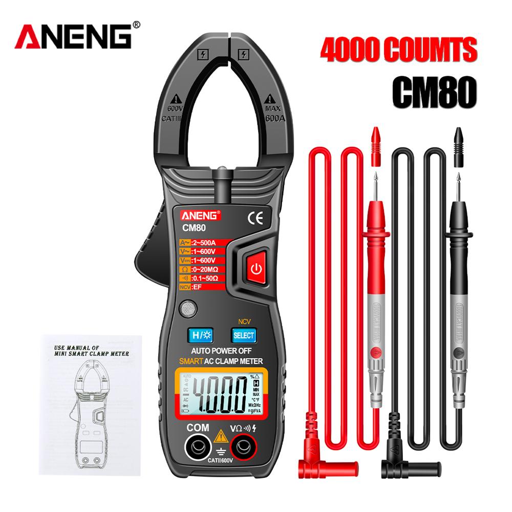 

Cm80/cm81/cm82 Smart Ncv Цифровий амперметр Плоскогубці Мультиметр змінного струму Напруга Тестер Ом Тестер Амперометричні кліщі Гц Інструменти CM80