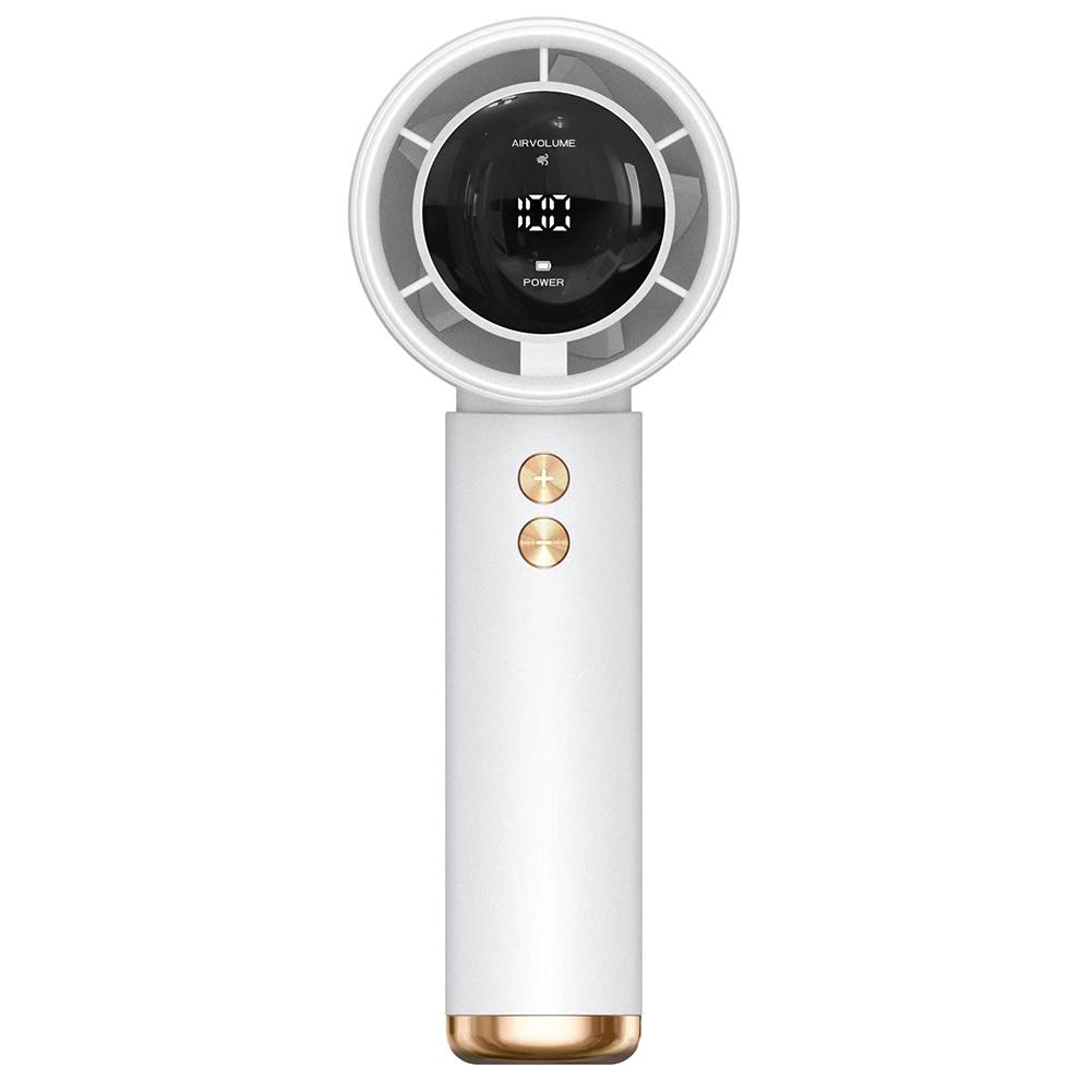 

Handheld Mini Fan Portable USB Rechargeable Fan, Battery Operated 100 Levels Personal Hand Held Cooling Fan For Travel And Indoor Outdoor Activities white#0