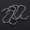 20PCS Multi-Use S Shaped Hooks Sturdy S Hanger Hook Stainless Steel Hangers  Wardrobe