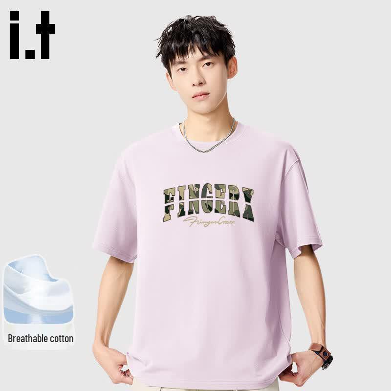 Fingercroxx Men s Retro Loose Fit Cotton T-Shirt 5XL