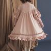 Gothic Lolita Dress Japanese Soft Sister Black Dresses Cotton Women Cute Princess Dress Girl Halloween Costume