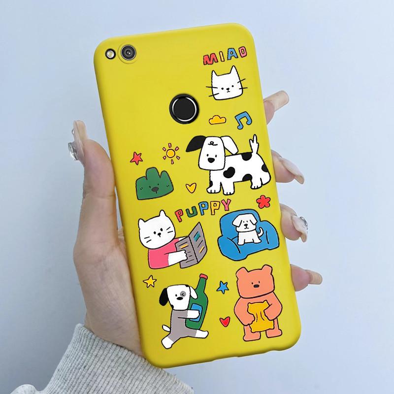 For Huawei P8 Lite 2017 GR3 2017 Case Honor 8 Lite Soft TPU Silicone Cover Cute Cartoon Panda Phone Case PRA-LX1 LX3 Coque Funda