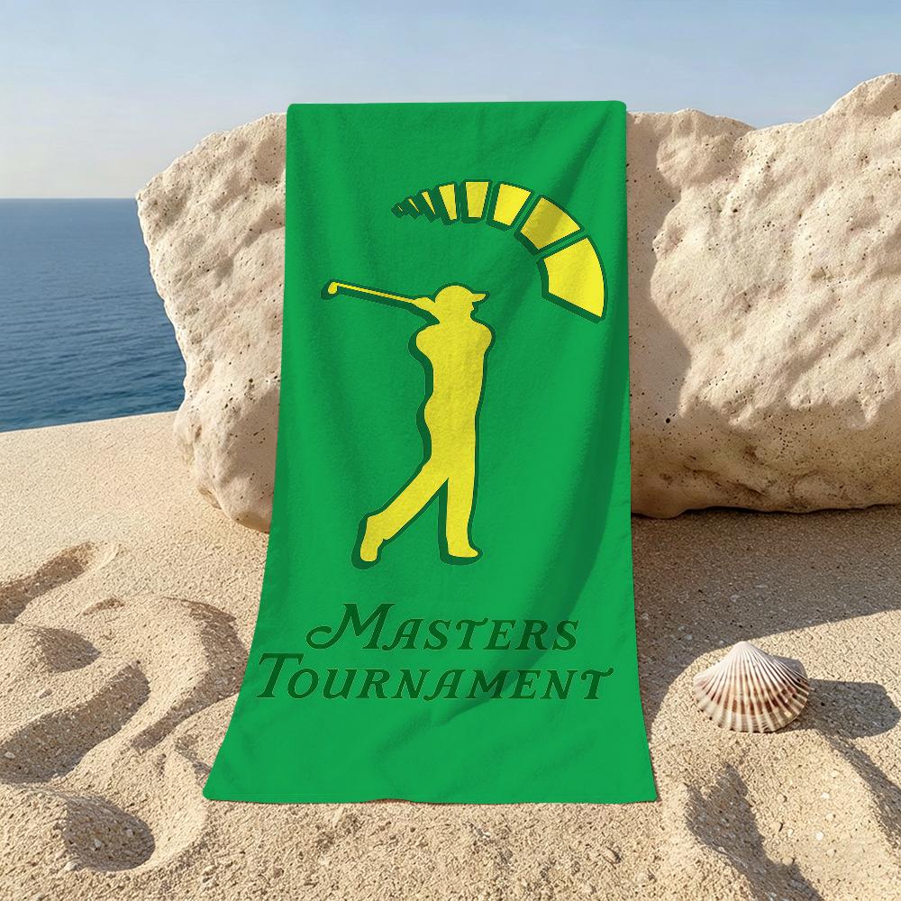 Sports The M-Masters T-Tournament Beach Towel For Beaches Yoga Studios Gyms Hot Springs Swimming Pools And Picnics