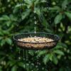Metal Mesh Hanging Bird Feeder Sturdy Outdoor Bird Feeder Hummingbird Bird Feeder Tray  Balcony