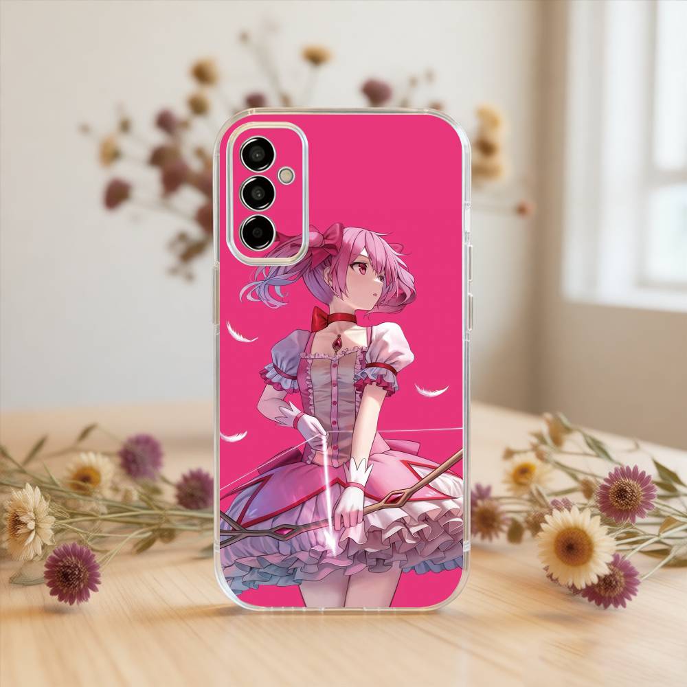 

Puella Magi Madoka Magica Phone Case For SamsungA10,12,20,21S,30,31,40,50,51,52,70,71 Transparent Cover Samsung a40