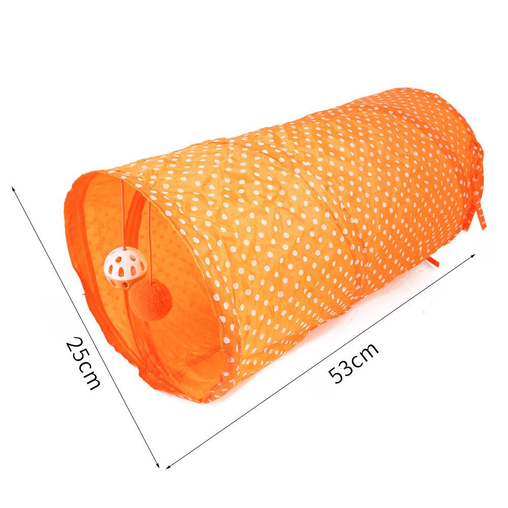 Pet Cat Tunnel Rabbit Passage Cat Rainbow Rolling Dragon Drill Hole Foldable Cat Passage Cat Toy